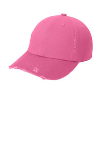 District Distressed Cap - True Pink