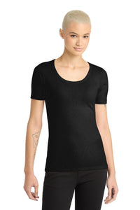 District Women's V.I.T.Rib Scoop Neck Tee DT6020 - Black