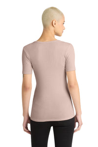 District Women's V.I.T.Rib Scoop Neck Tee DT6020 - Smokey Iris Back