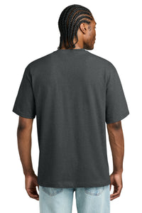 District Heavyweight Very Important Tee DT6065 - Heathered Charcoal Back