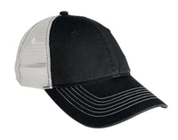 District Mesh Back Cap - Black/ White