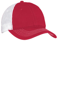 District Mesh Back Cap - Red/ White