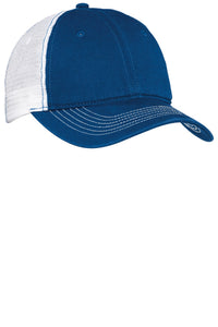 District Mesh Back Cap - Royal/ White
