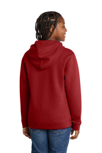 District Youth V.I.T.Fleece Hoodie DT6100Y - Classic Red Back