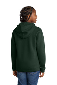 District Youth V.I.T.Fleece Hoodie DT6100Y - Forest Green Back