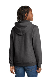 District Youth V.I.T.Fleece Hoodie DT6100Y - Heathered Charcoal Back