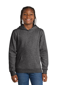 District Youth V.I.T.Fleece Hoodie DT6100Y - Heathered Charcoal