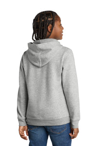 District Youth V.I.T.Fleece Hoodie DT6100Y - Light Heather Grey Back