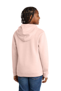District Youth V.I.T.Fleece Hoodie DT6100Y - Rosewater Pink Back