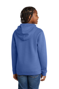 District Youth V.I.T.Fleece Hoodie DT6100Y - Royal Frost Back