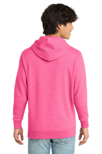 District V.I.T.Fleece Hoodie DT6100 - Awareness Pink Heather Back