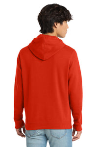District V.I.T.Fleece Hoodie DT6100 - Fiery Red Back