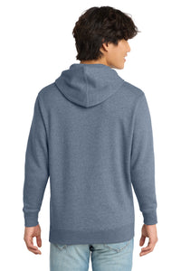 District V.I.T.Fleece Hoodie DT6100 - Flint Blue Heather Back