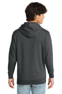 District V.I.T.Fleece Hoodie DT6100 - Heathered Charcoal Back