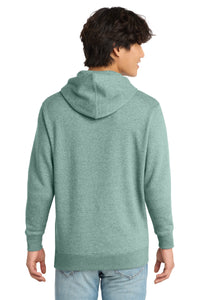 District V.I.T.Fleece Hoodie DT6100 - Heathered Dusty Sage Back