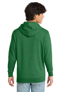 District V.I.T.Fleece Hoodie DT6100 - Heathered Kelly Green Back