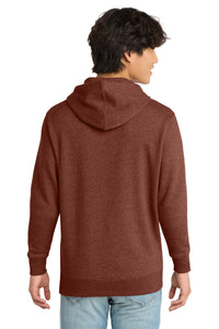 District V.I.T.Fleece Hoodie DT6100 - Heathered Russet Back