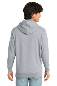 District V.I.T.Fleece Hoodie DT6100 - Light Heather Grey Back
