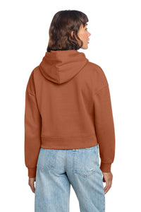 District Women's V.I.T. Fleece Hoodie DT6101 - Desert Rose Back