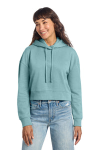 District Women's V.I.T. Fleece Hoodie DT6101 - Eucalyptus Blue