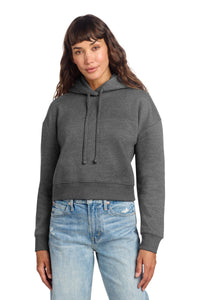 District Women's V.I.T. Fleece Hoodie DT6101 - Heathered Charcoal