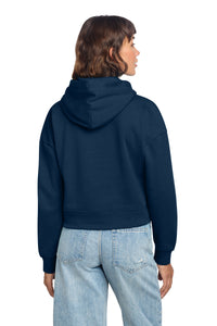 District Women's V.I.T. Fleece Hoodie DT6101 - New Navy Back