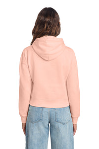 District Women's V.I.T. Fleece Hoodie DT6101 - Rosewater Pink Back