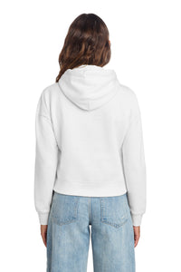 District Women's V.I.T. Fleece Hoodie DT6101 - White Back