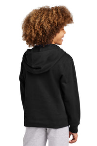 District Youth V.I.T. Fleece Full-Zip Hoodie DT6102Y - Black Back