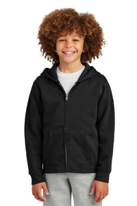 District Youth V.I.T. Fleece Full-Zip Hoodie DT6102Y - Black