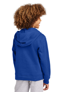 District Youth V.I.T. Fleece Full-Zip Hoodie DT6102Y - Deep Royal Back