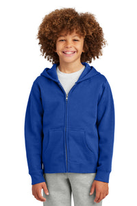 District Youth V.I.T. Fleece Full-Zip Hoodie DT6102Y - Deep Royal