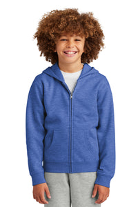 District Youth V.I.T. Fleece Full-Zip Hoodie DT6102Y - Royal Frost