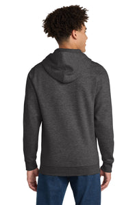 District V.I.T.Fleece Full-Zip Hoodie DT6102 - Heathered Charcoal Back