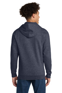 District V.I.T.Fleece Full-Zip Hoodie DT6102 - Heathered Navy Back