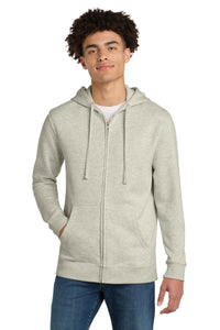 District V.I.T.Fleece Full-Zip Hoodie DT6102 - Oatmeal Heather