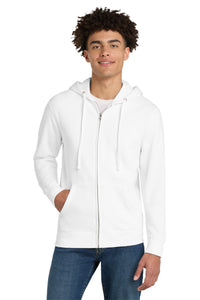 District V.I.T.Fleece Full-Zip Hoodie DT6102 - White