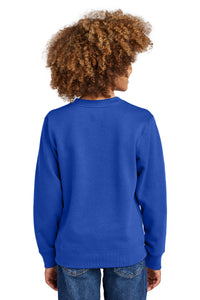 District Youth V.I.T. Fleece Crew DT6104Y - Deep Royal Back