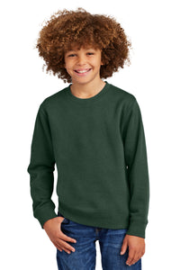 District Youth V.I.T. Fleece Crew DT6104Y - Forest Green