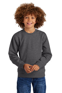 District Youth V.I.T. Fleece Crew DT6104Y - Heathered Charcoal