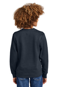 District Youth V.I.T. Fleece Crew DT6104Y - New Navy Back