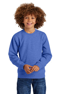 District Youth V.I.T. Fleece Crew DT6104Y - Royal Frost