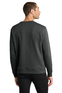 District V.I.T.Fleece Crew DT6104 - Heathered Charcoal Back