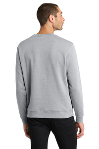 District V.I.T.Fleece Crew DT6104 - Light Heather Grey Back