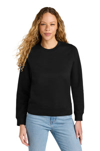 District Women's V.I.T. Fleece Crew DT6105 - Black