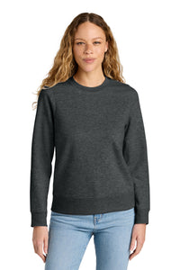 District Women's V.I.T. Fleece Crew DT6105 - Heathered Charcoal