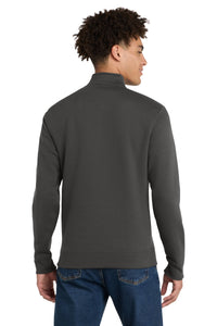 District V.I.T.Fleece 1/4-Zip DT6106 - Charcoal Back