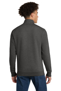 District V.I.T.Fleece 1/4-Zip DT6106 - Heathered Charcoal Back