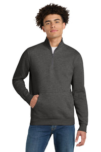 District V.I.T.Fleece 1/4-Zip DT6106 - Heathered Charcoal