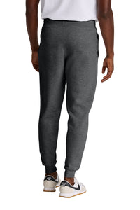 District V.I.T.Fleece Jogger DT6107 - Heathered Charcoal Back